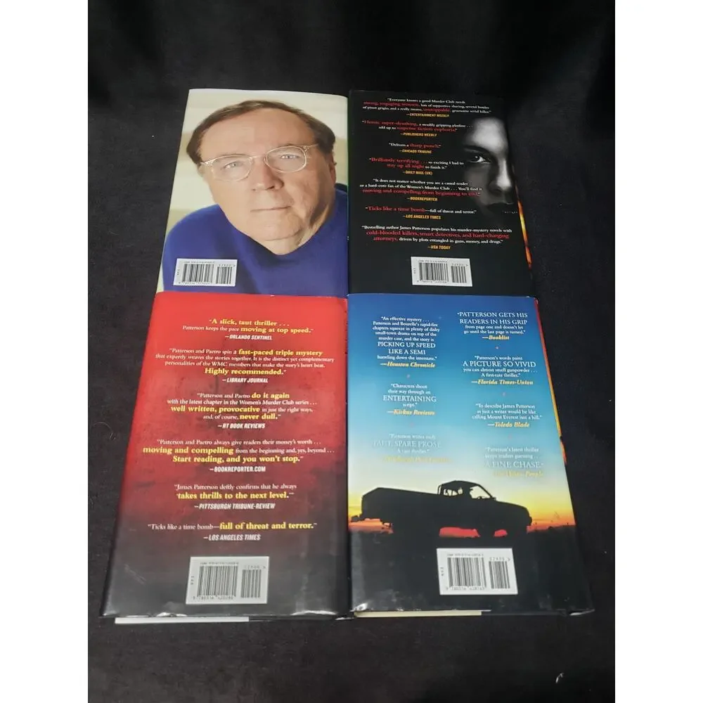 James Patterson Hardback Book Bundle 55 18th Abduction 20th Victim Texas Outlaw